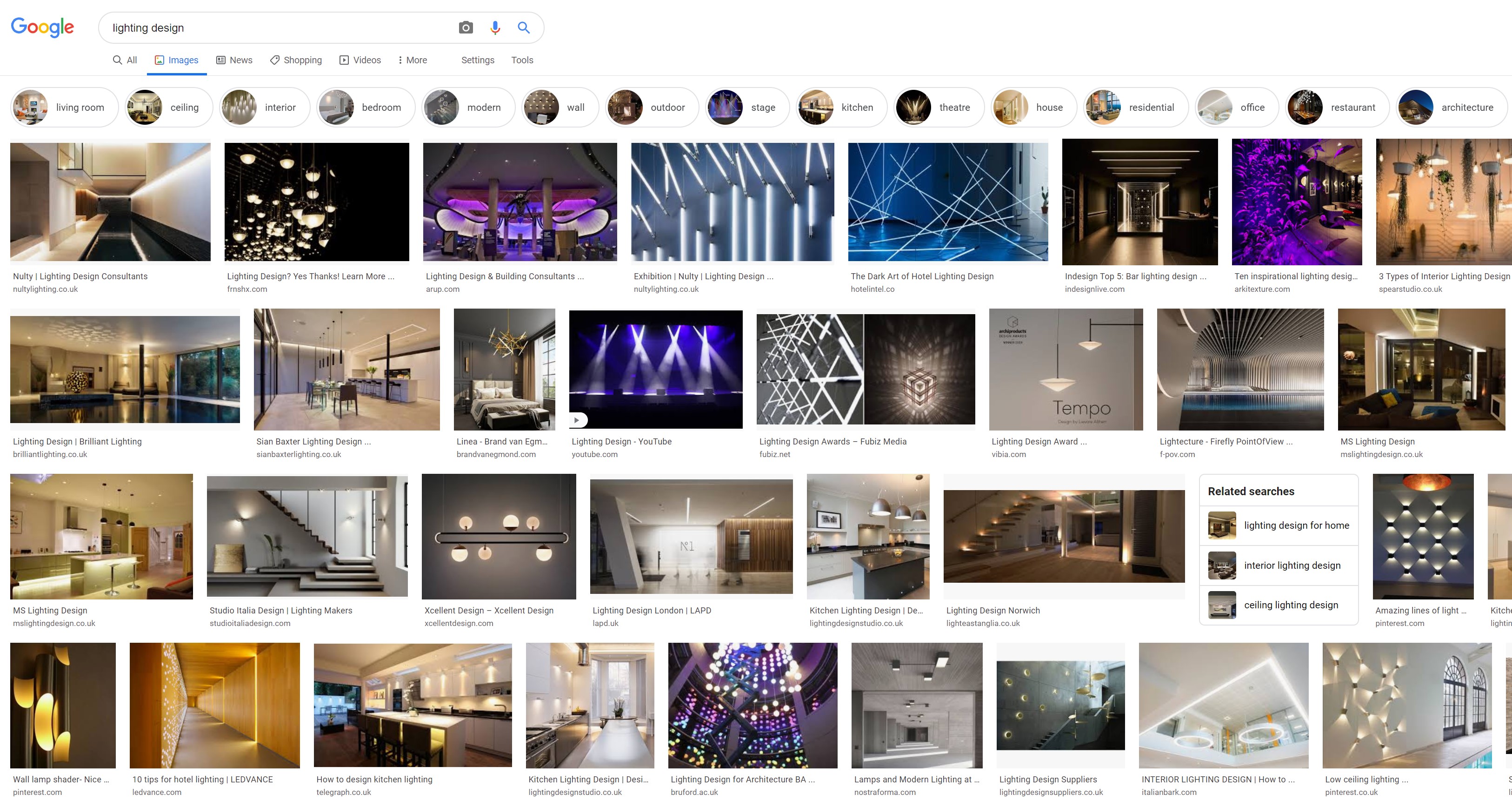 Google lighting design